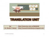 Machine translation PPT