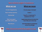 Translation to British accent