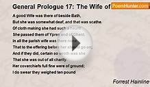 Forrest Hainline - General Prologue 17: The Wife of Bath